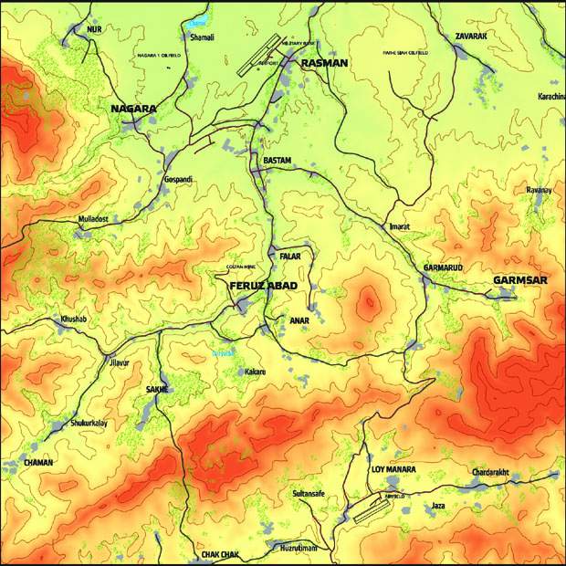 Map of Takistan