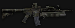 M4A1 M203 Holo - Assault rifle Caliber: 5.56x45 mm