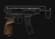 Sa-61 Škorpion - Submachine gun Caliber: 9x19 mm